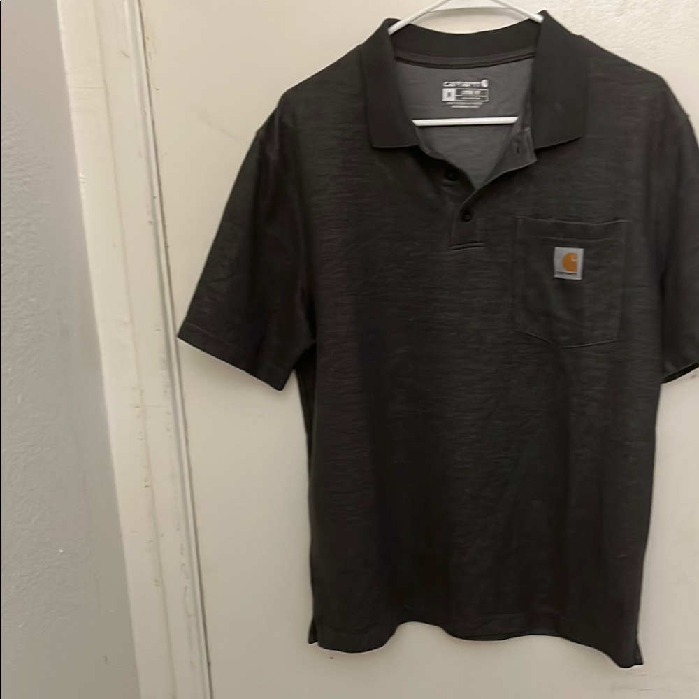 Carhartt Black Polo Shirt Classic Workwear